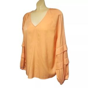 Worthington Large Orange Blouse